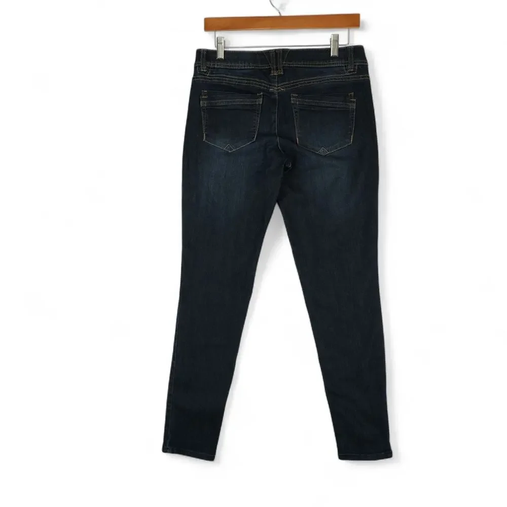 Democracy Jeans Womens 6 (31x29.5) Dark Wash Stretch Denim Skinny‎ Ab Technology